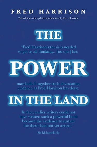 Cover for The Power in the Land by Fred Harrison