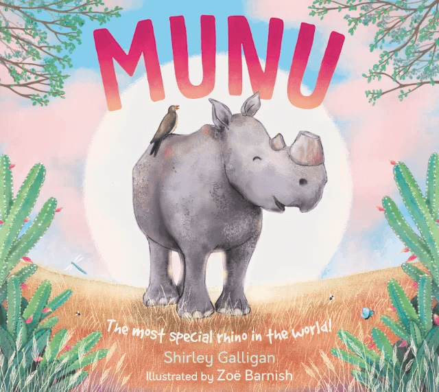 Cover for Munu - the Most Special Rhino in the World