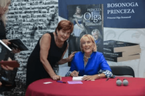 Princess Olga at her Book Launch