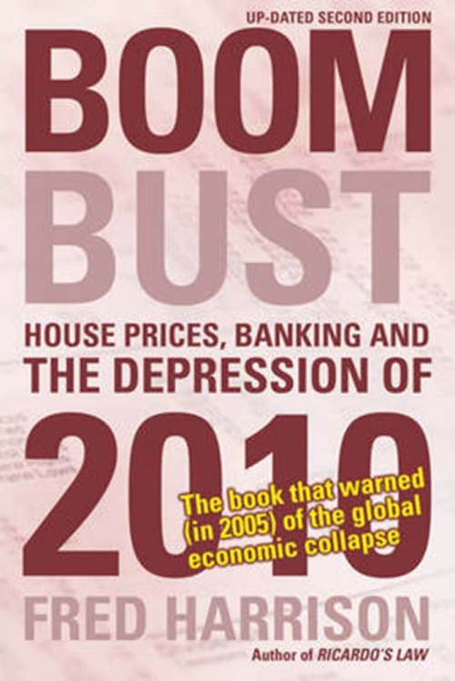 Cover for Boom Bust by Fred Harrison - Shepheard Walwyn Publishers