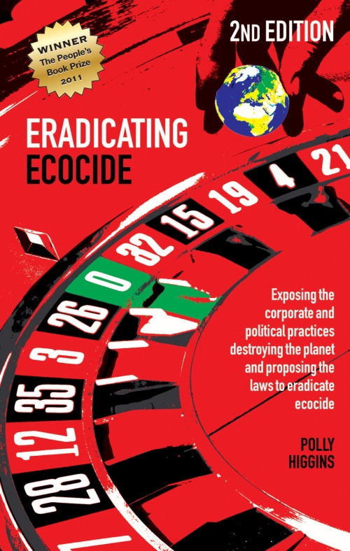 Cover for Eradicating Ecocide by Polly Higgins - Shepheard Walwyn Publishers