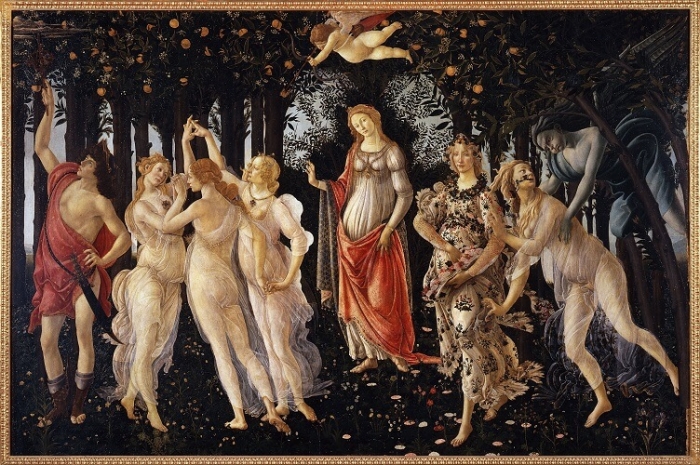 Image of the painting La Primavera