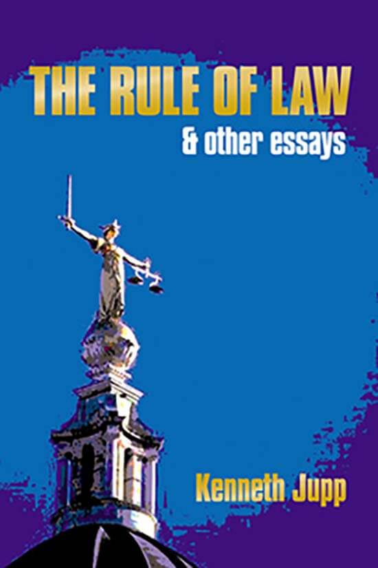 Cover for Rule of Law by Kenneth Jupp - Shepheard Walwyn Publishers