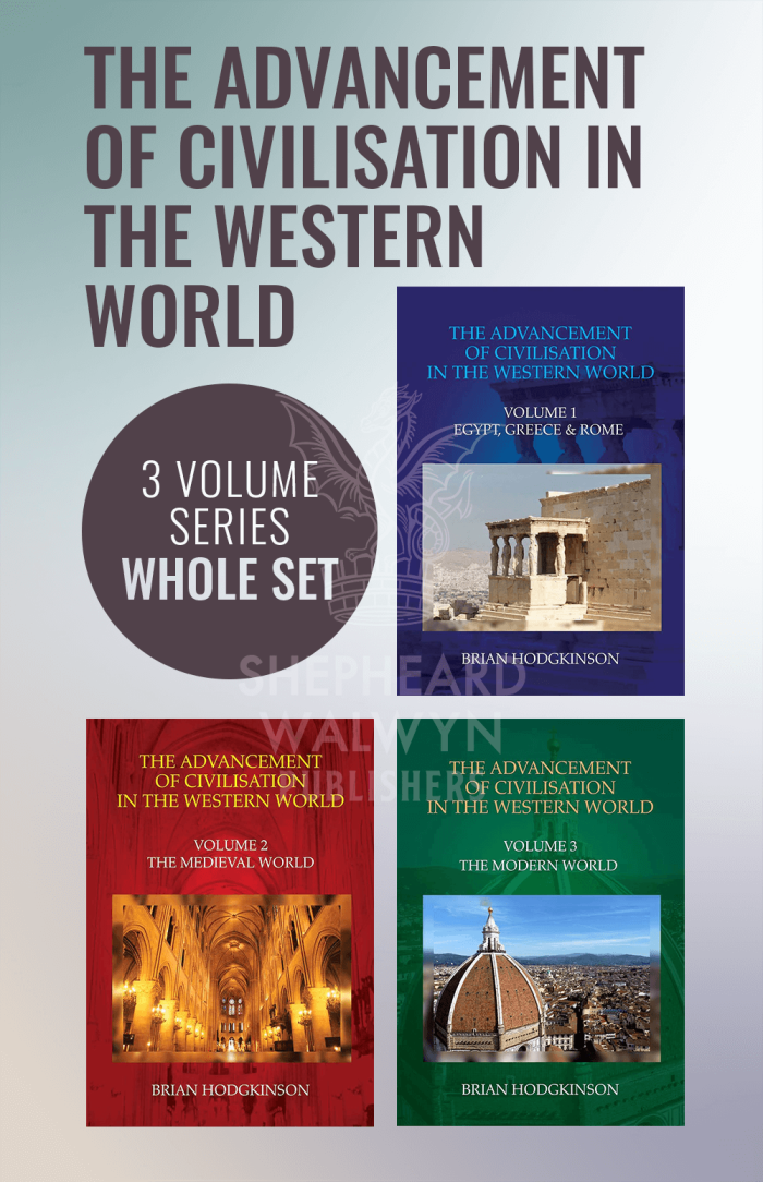 Cover for The Advancement of Civilisation in the Western World - Whole Set - Brian Hodgkinson