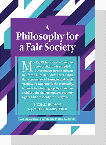 A Philosophy for Fair Society front jacket