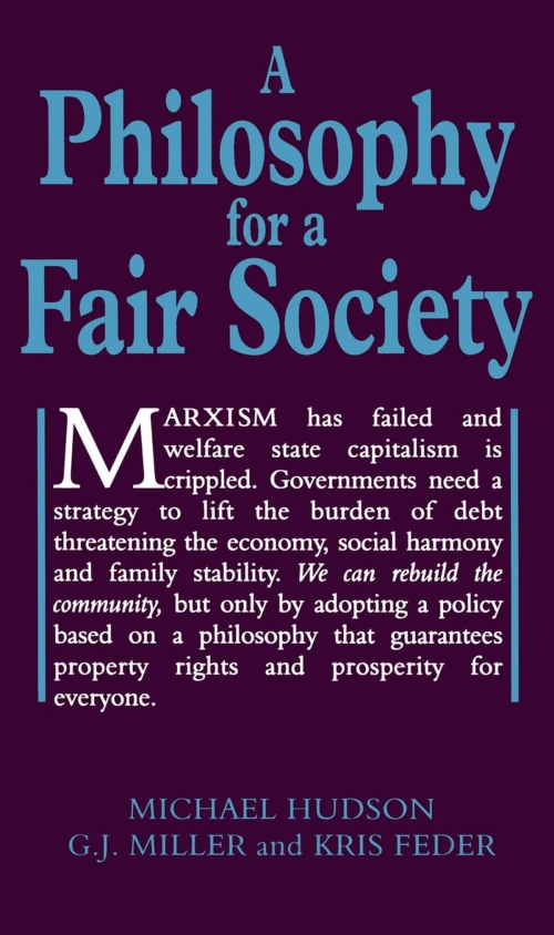 Cover for A Philosophy for a Fair Society - 1st Edition - Shepheard Walwyn Publishers