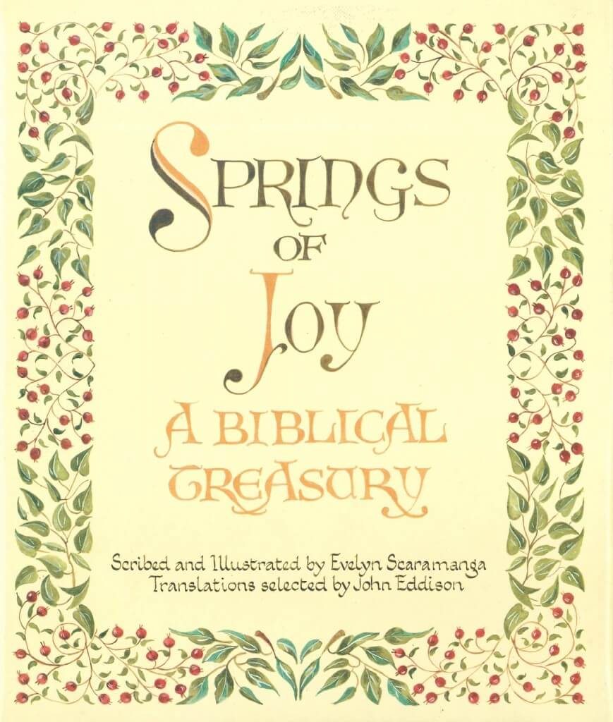 Cover for the book Springs of Joy by Evelyn Scaramanga - Shepheard Walwyn Publishers