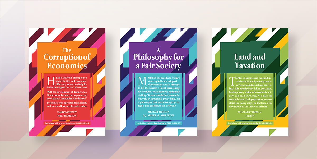 Three covers of the Shepheard Walwyn Classics Trilogy - Ethical Economics